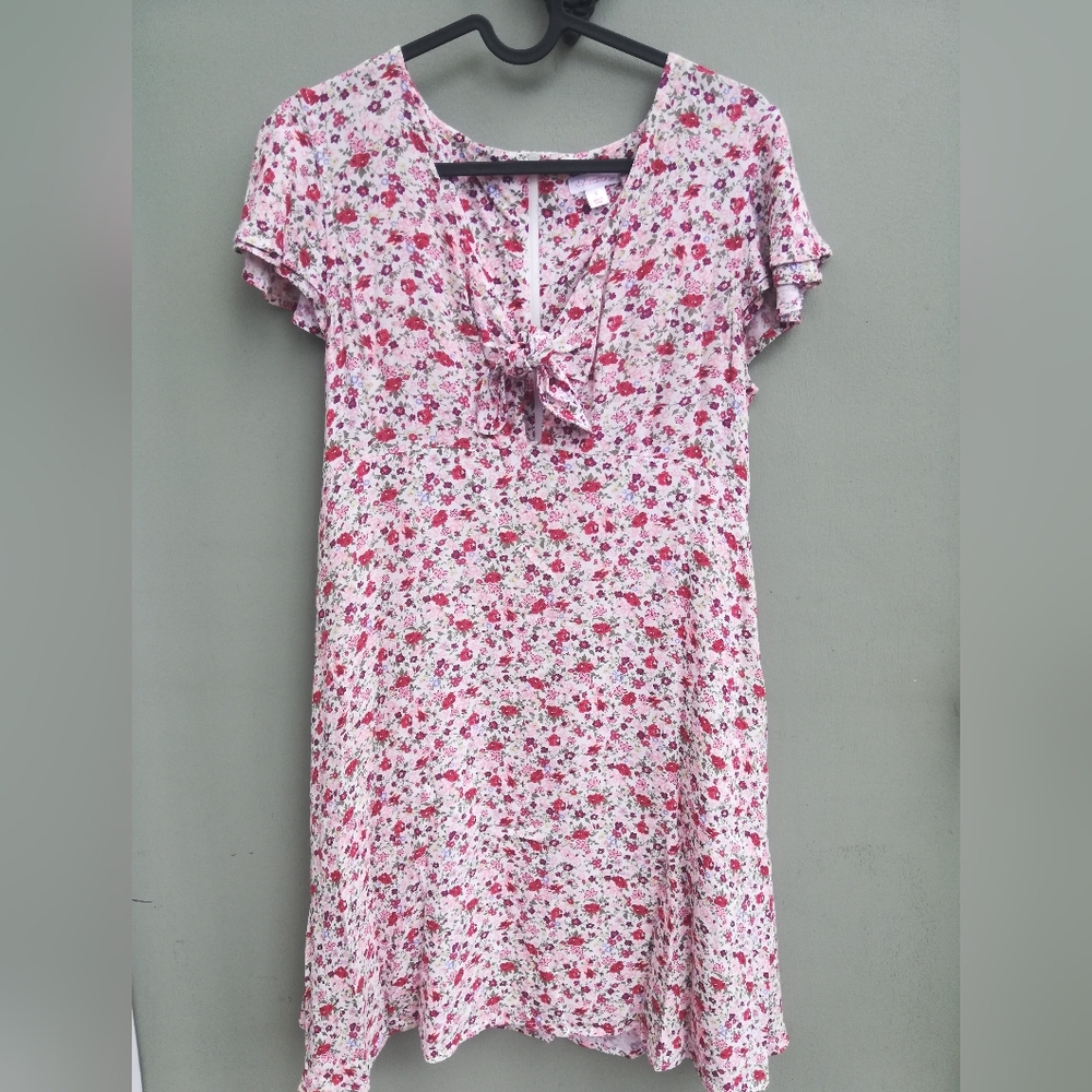 Xhilaration Floral Peasant Summer Dress
